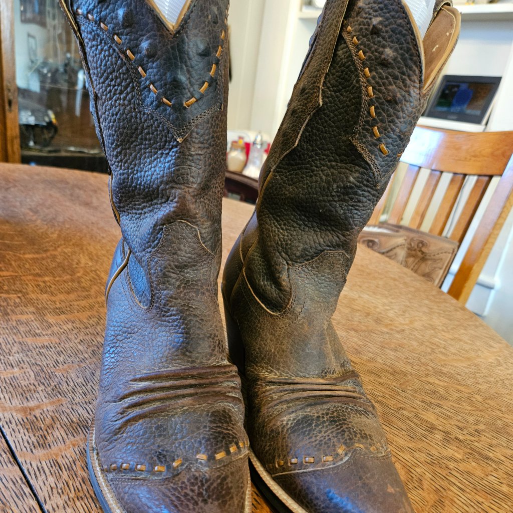 Women's Tall Ariat Cowgirl Boots With Cute Detail Size 9